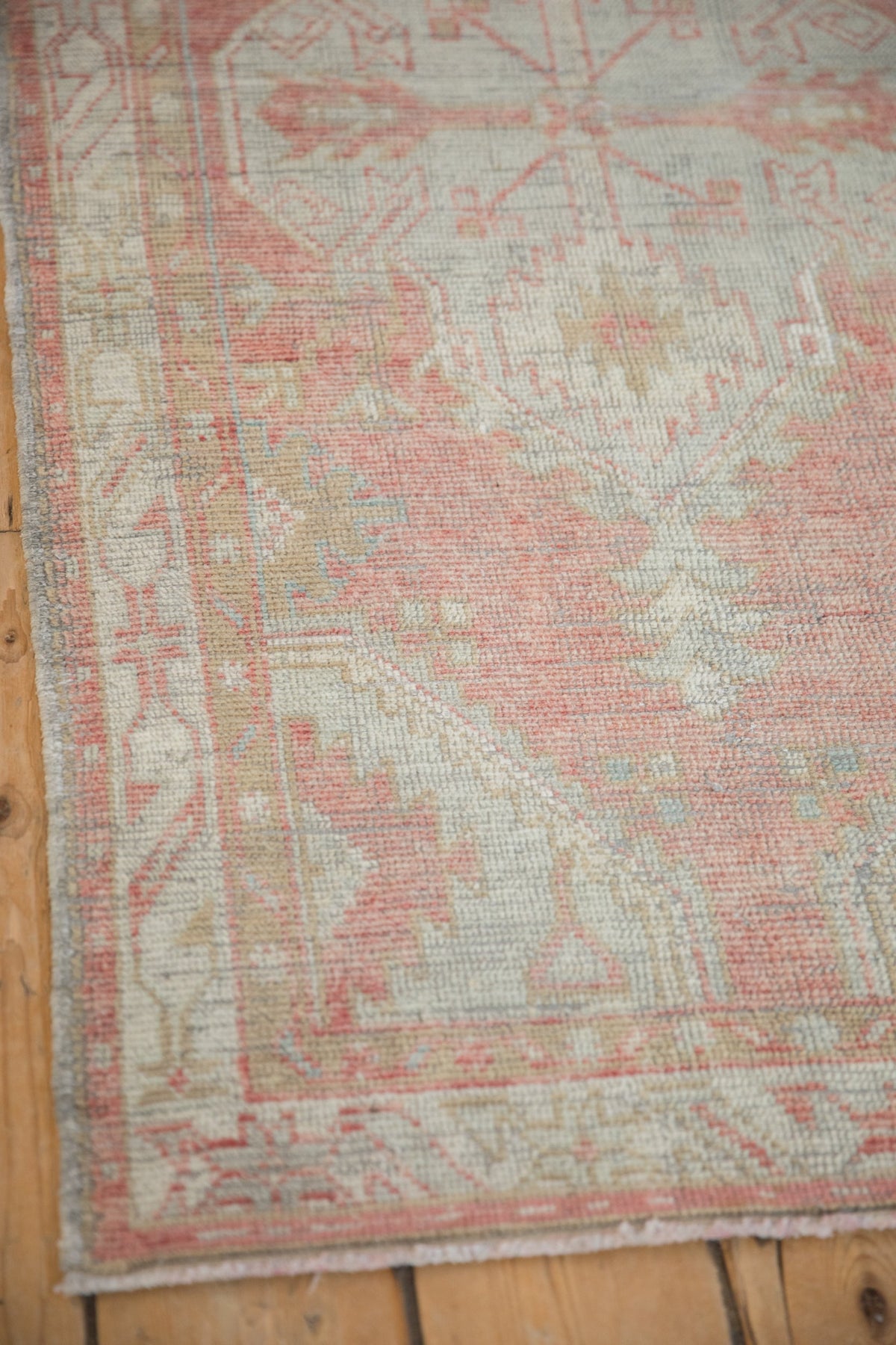 2.5x5 Vintage Distressed Oushak Rug Runner