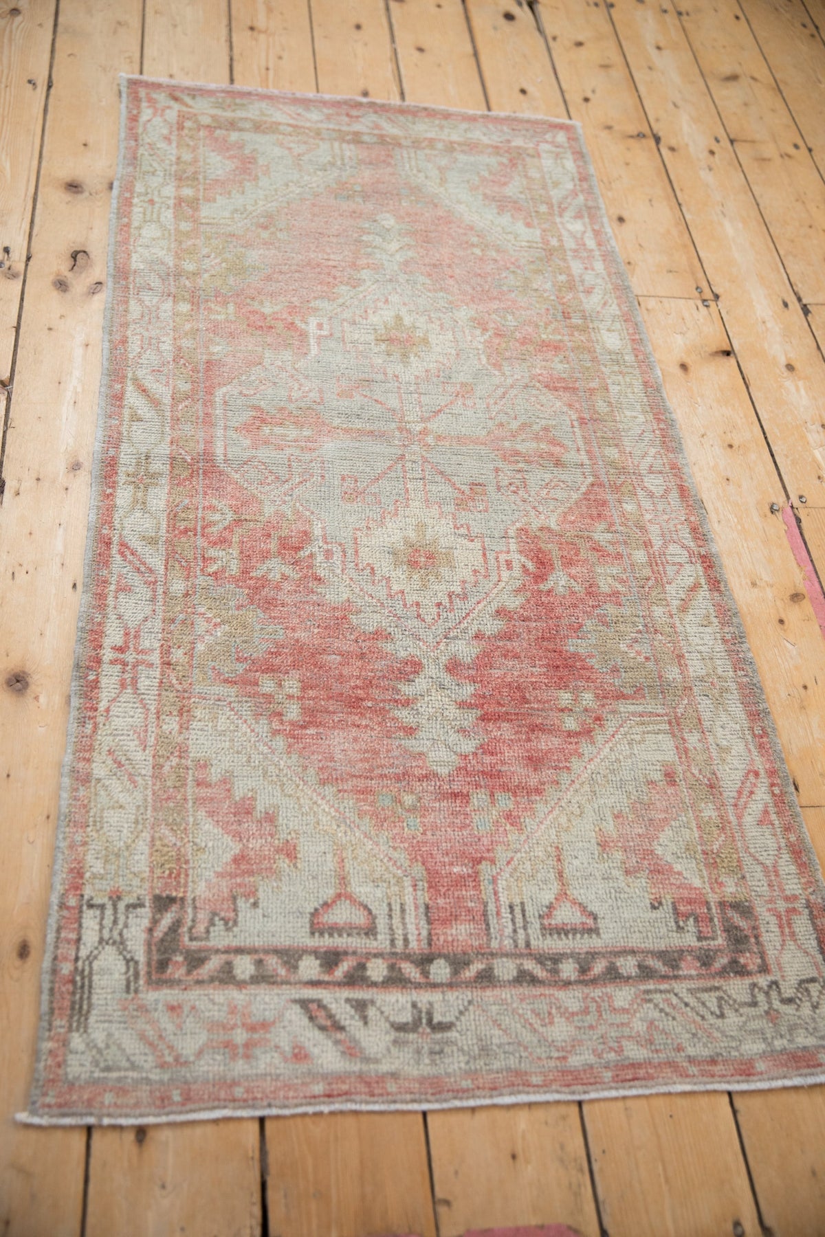 2.5x5 Vintage Distressed Oushak Rug Runner