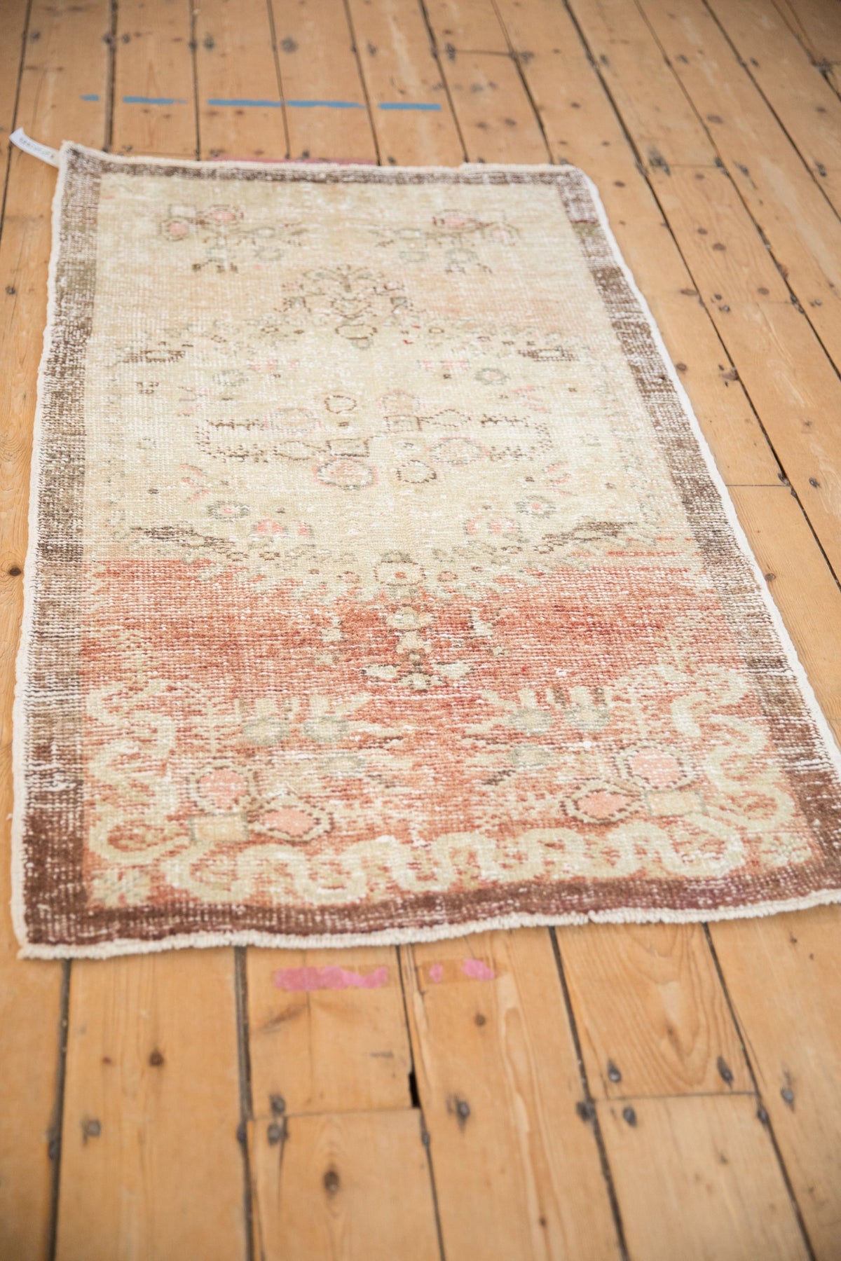 2.5x5 Vintage Distressed Oushak Rug Runner