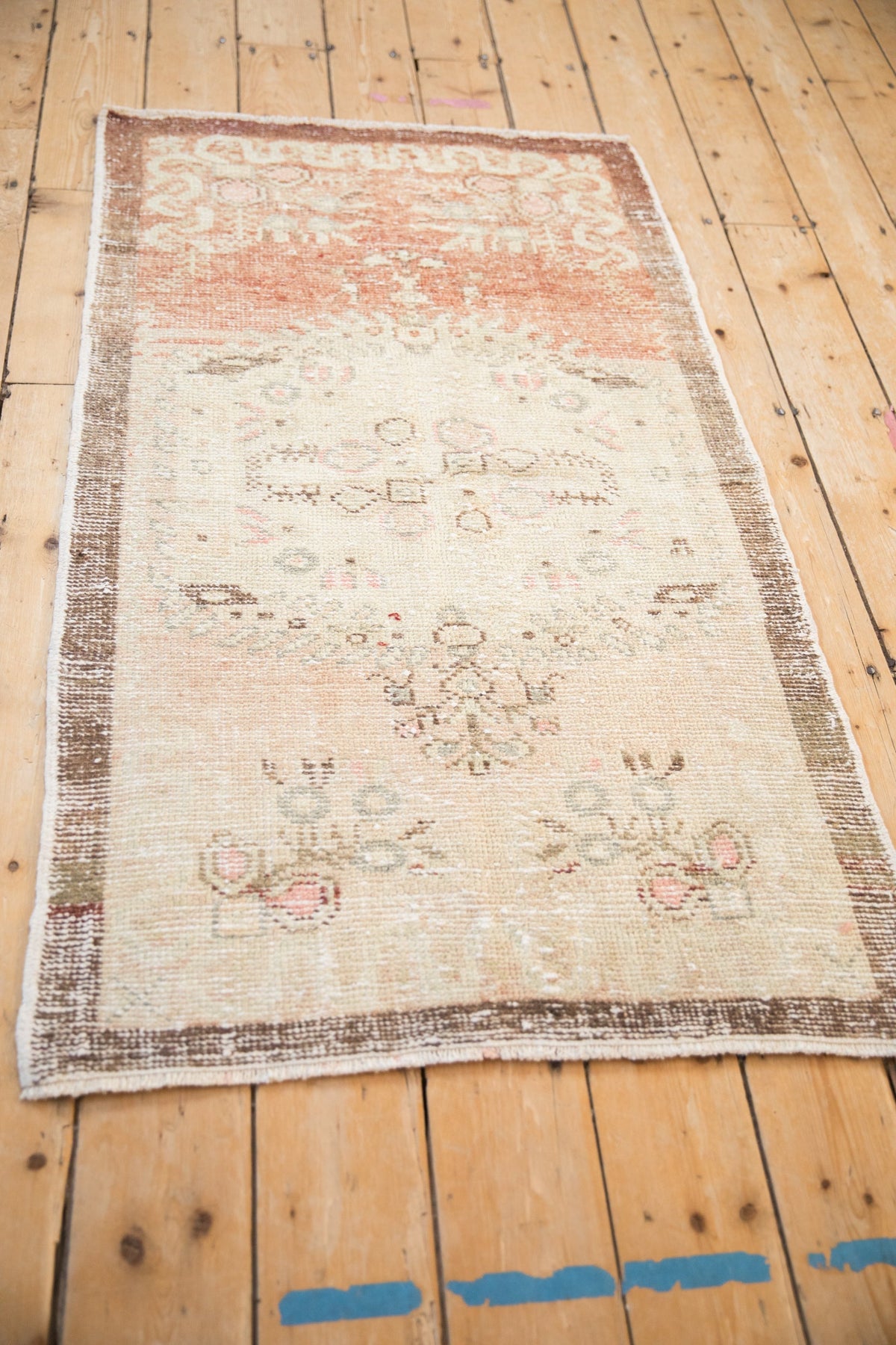 2.5x5 Vintage Distressed Oushak Rug Runner