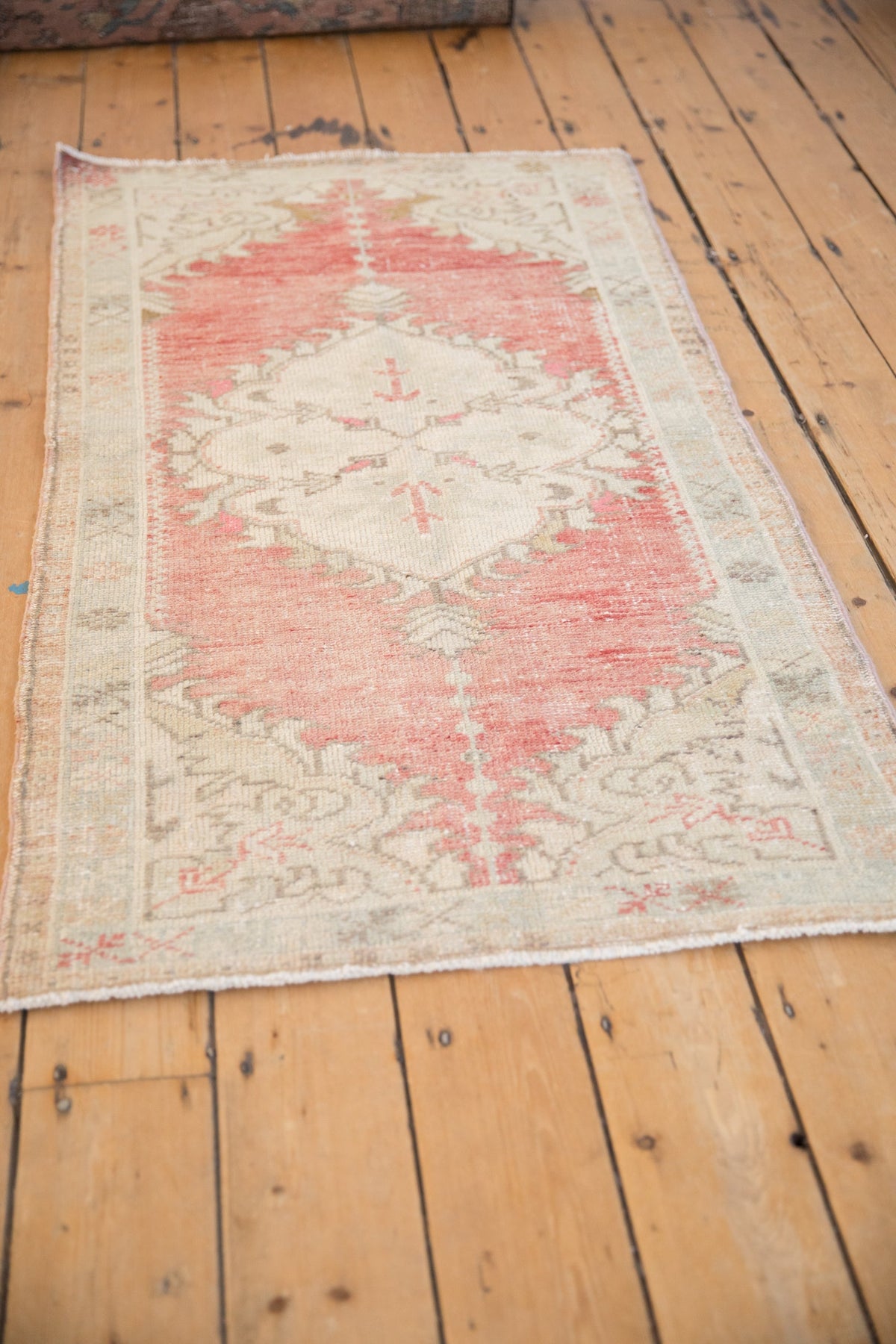 2.5x5 Vintage Distressed Oushak Rug Runner
