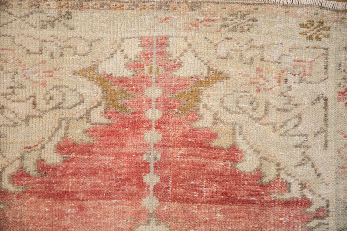 2.5x5 Vintage Distressed Oushak Rug Runner