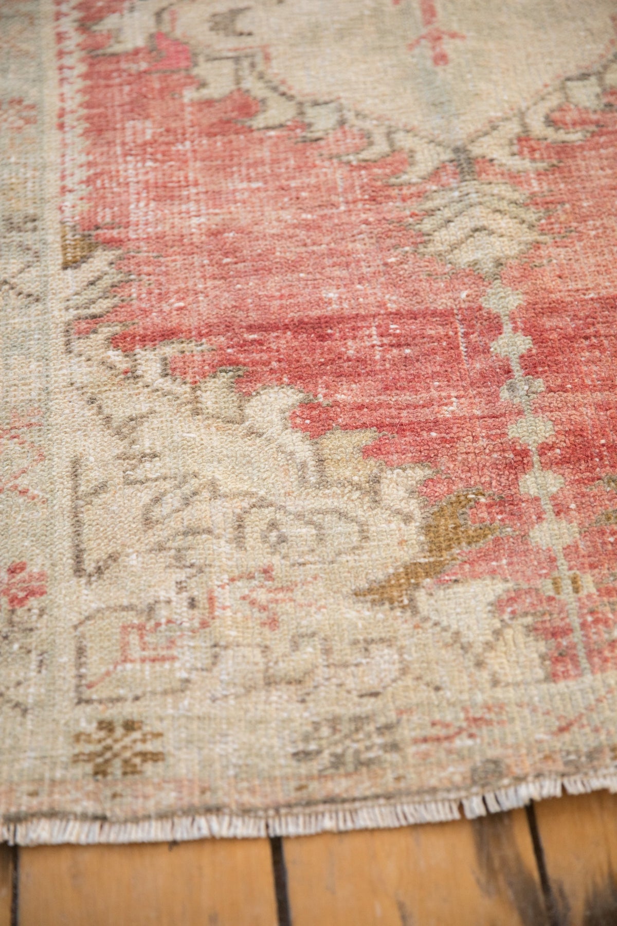 2.5x5 Vintage Distressed Oushak Rug Runner