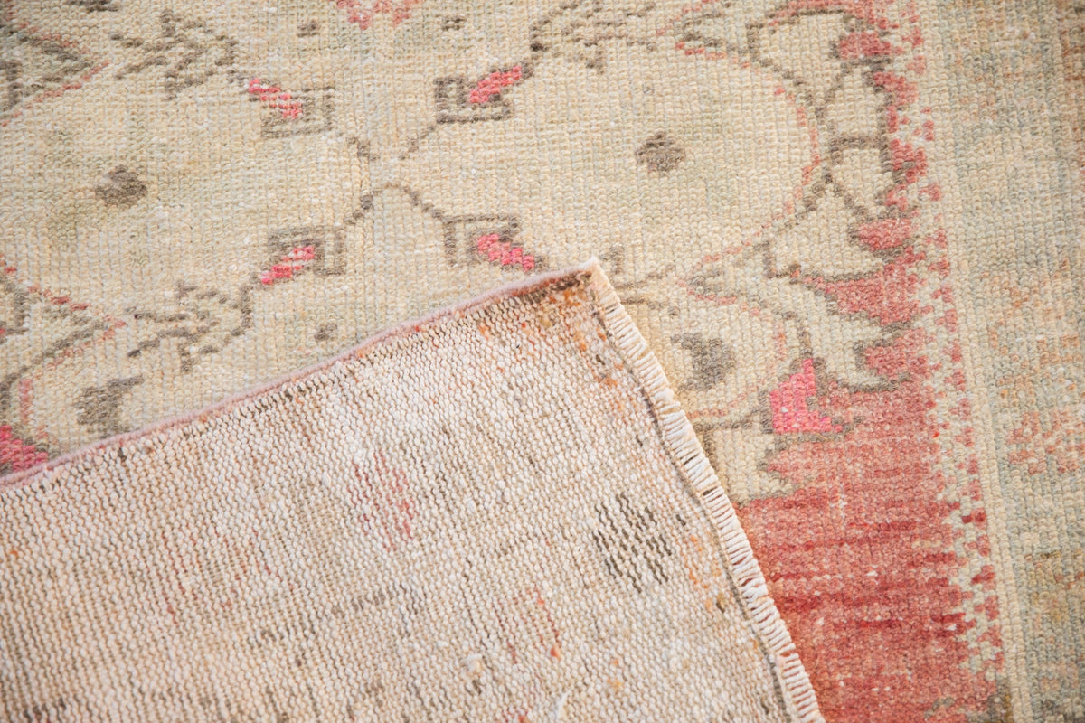 2.5x5 Vintage Distressed Oushak Rug Runner
