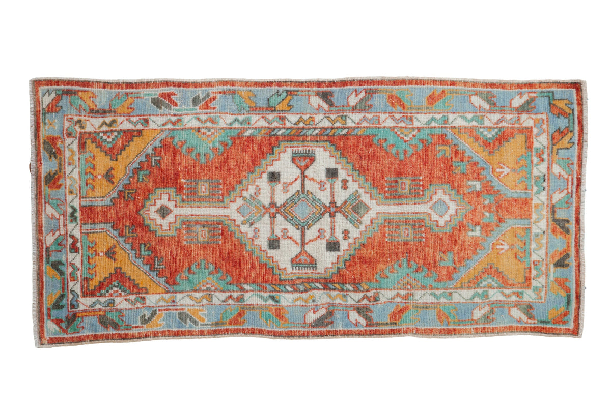 2.5x5.5 Vintage Oushak Rug Runner
