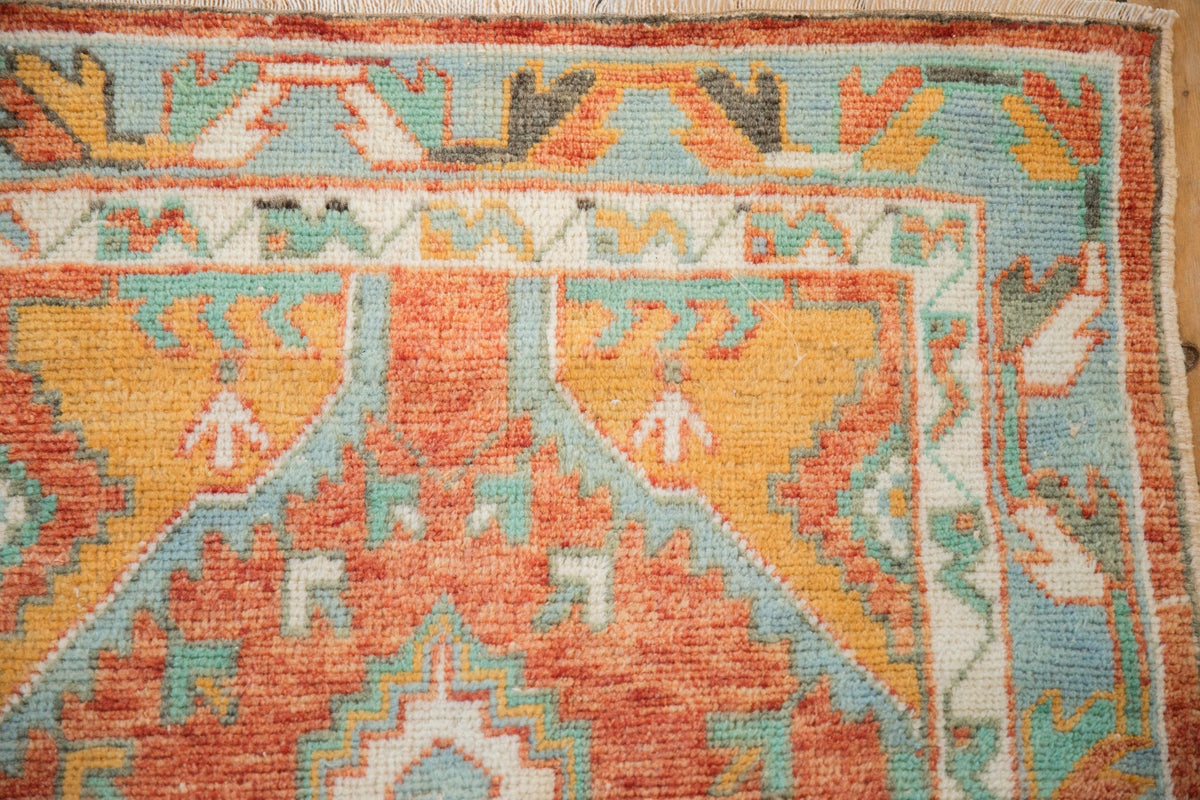 2.5x5.5 Vintage Oushak Rug Runner