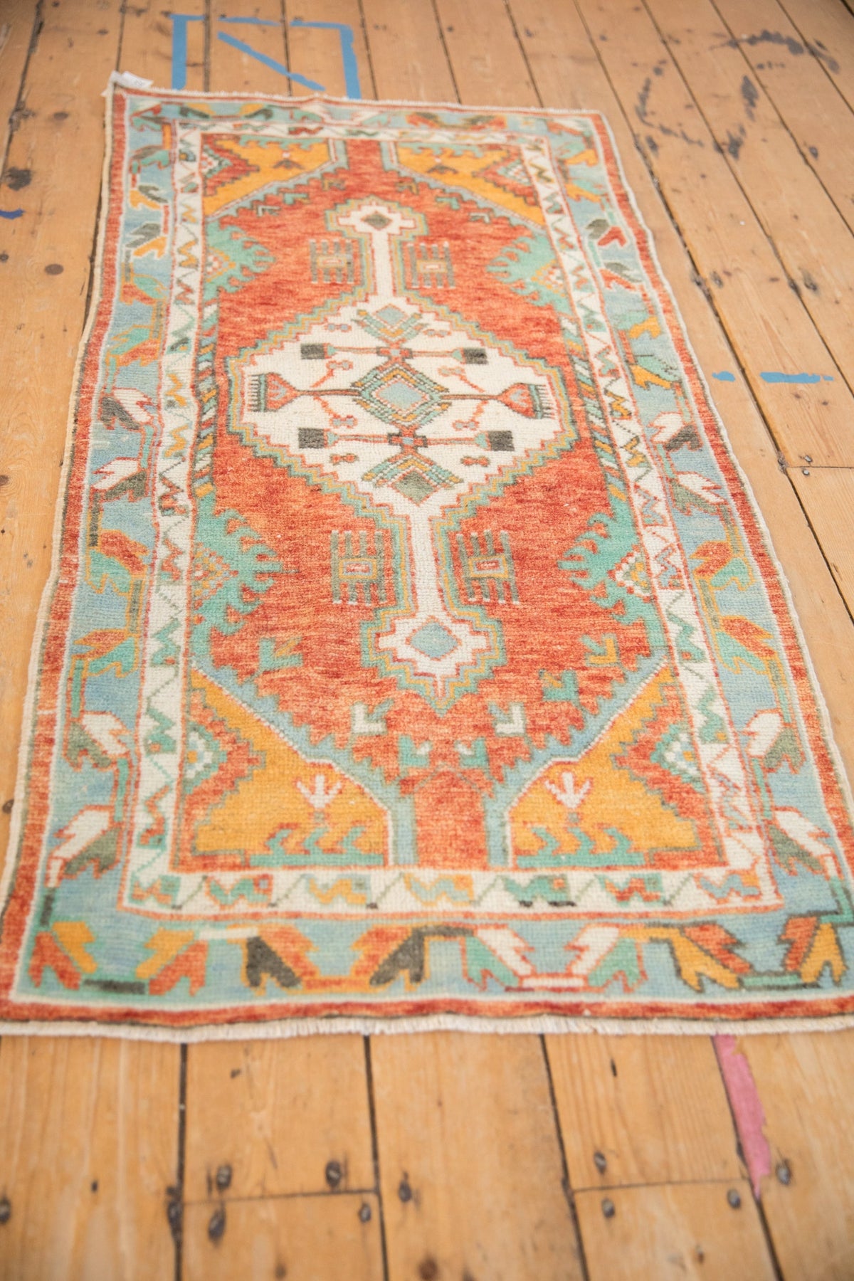 2.5x5.5 Vintage Oushak Rug Runner