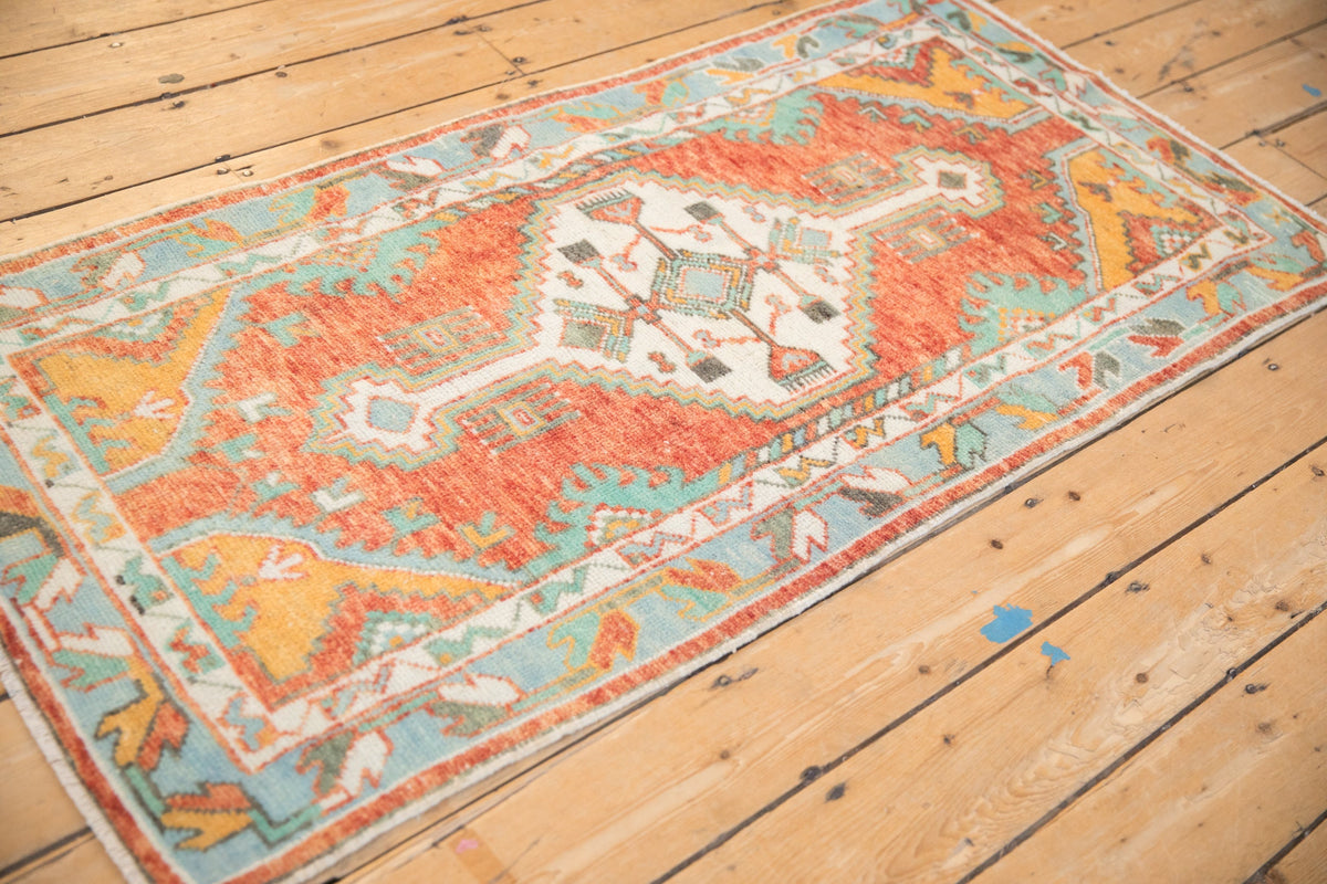 2.5x5.5 Vintage Oushak Rug Runner