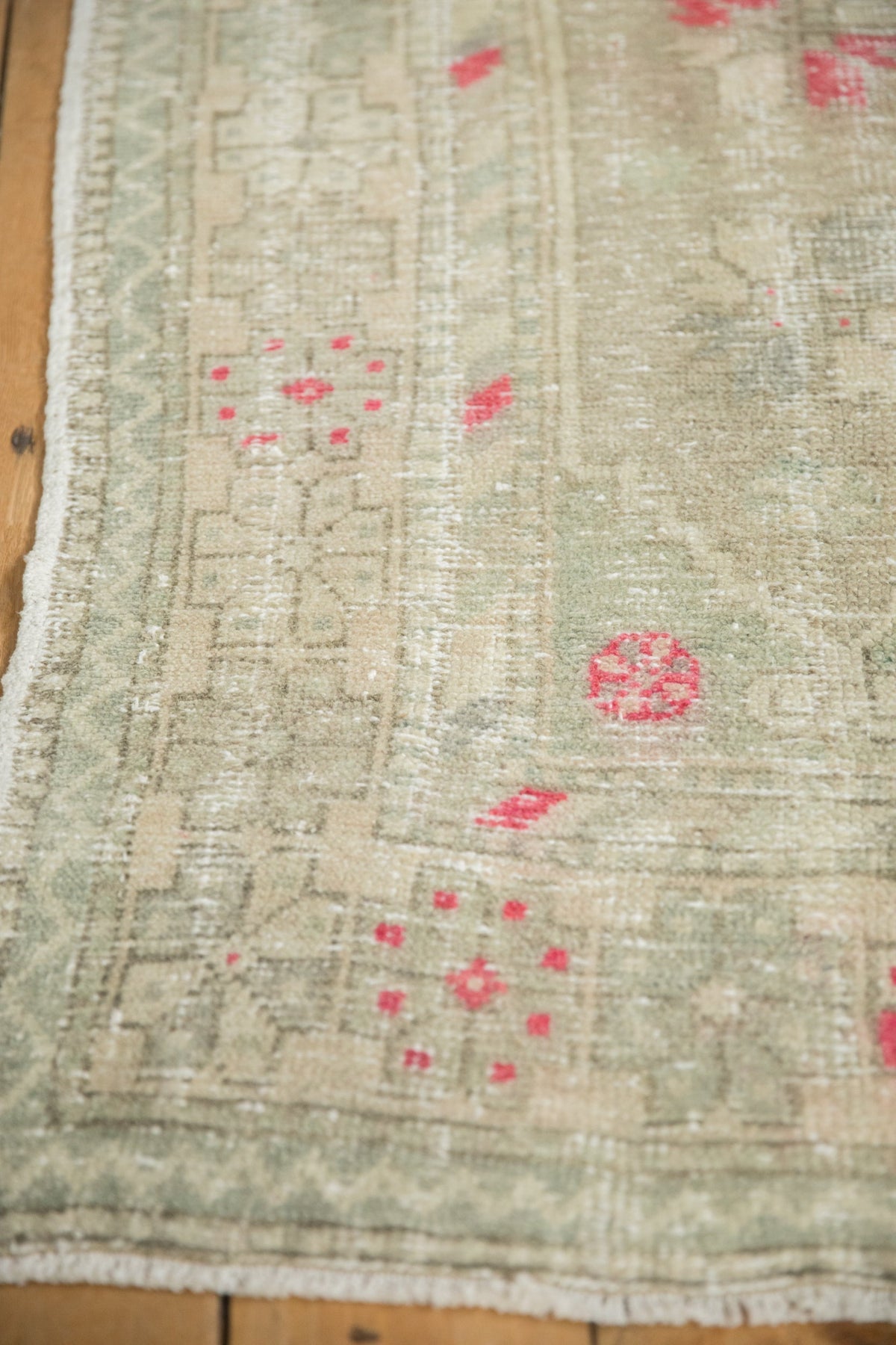 2.5x6 Vintage Distressed Oushak Rug Runner
