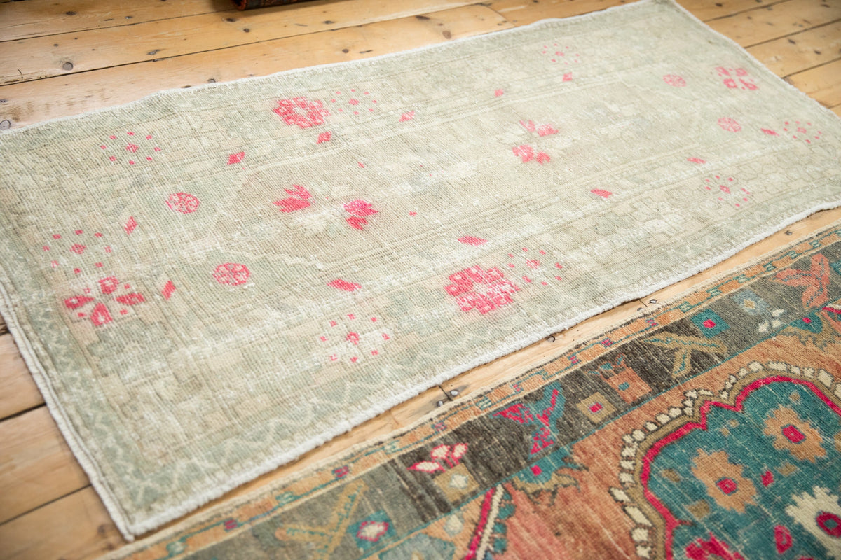 2.5x6 Vintage Distressed Oushak Rug Runner