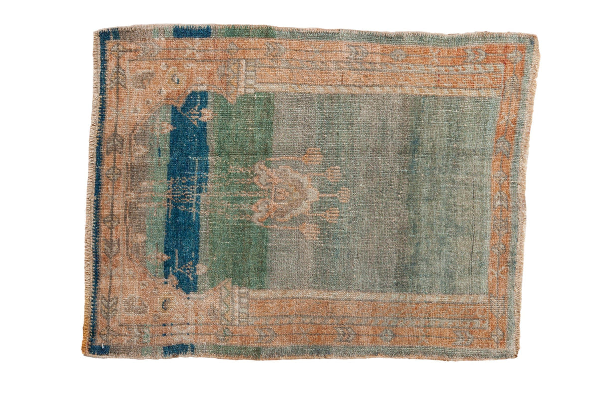 2.5x3.5 Vintage Oushak Rug