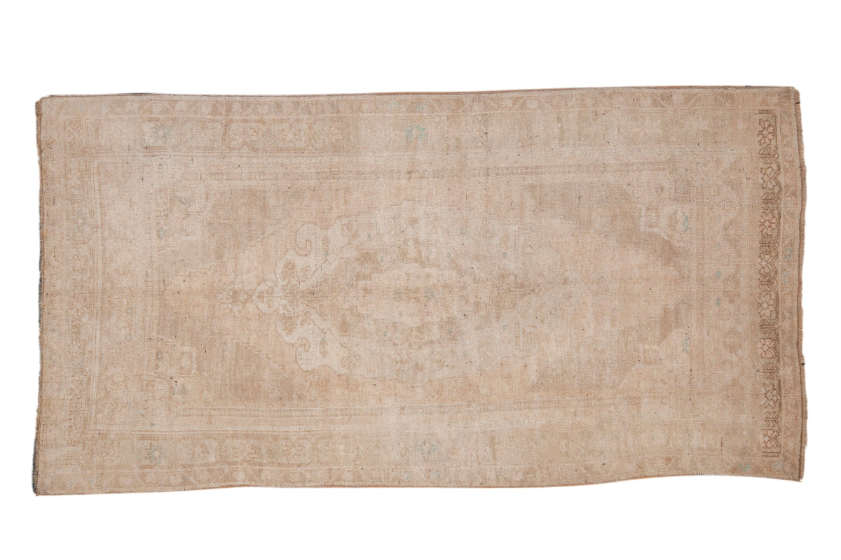 4x8 Vintage Distressed Oushak Rug Runner