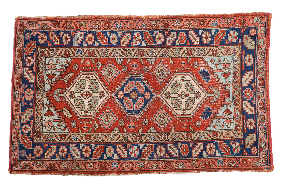 3x5 Vintage Heriz Rug