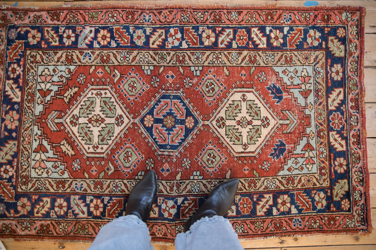 3x5 Vintage Heriz Rug
