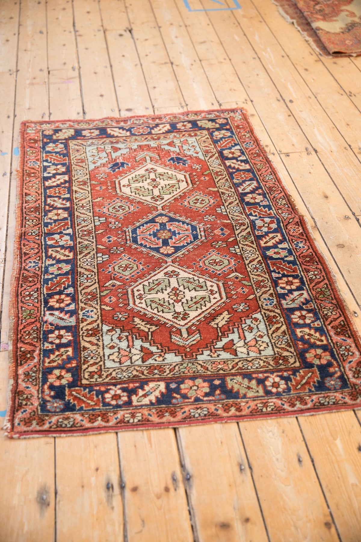 3x5 Vintage Heriz Rug