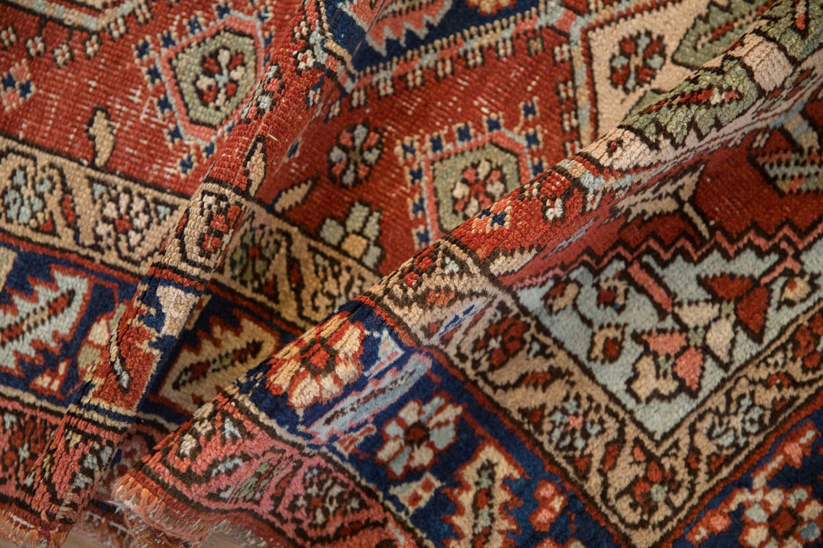 3x5 Vintage Heriz Rug