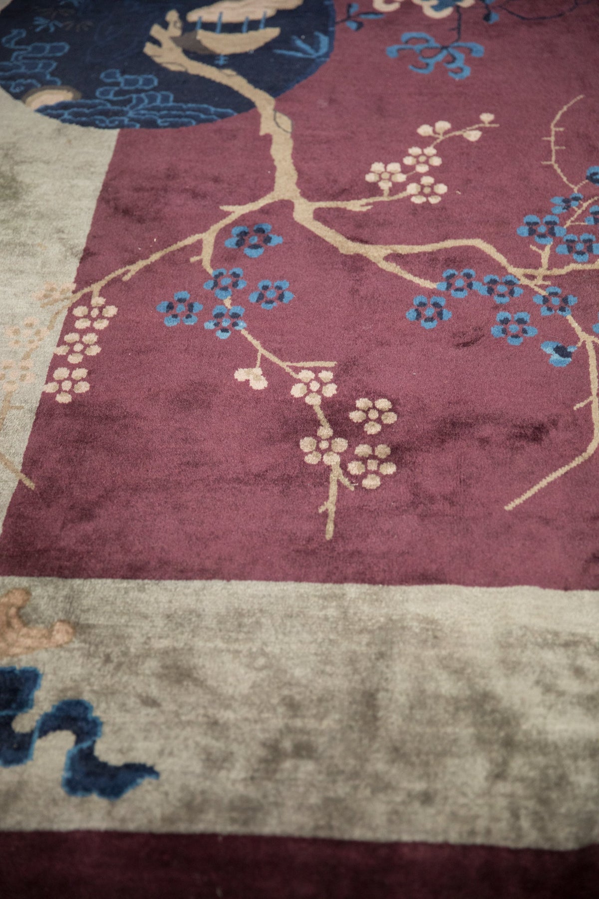 7x13.5 Antique Art Deco Carpet
