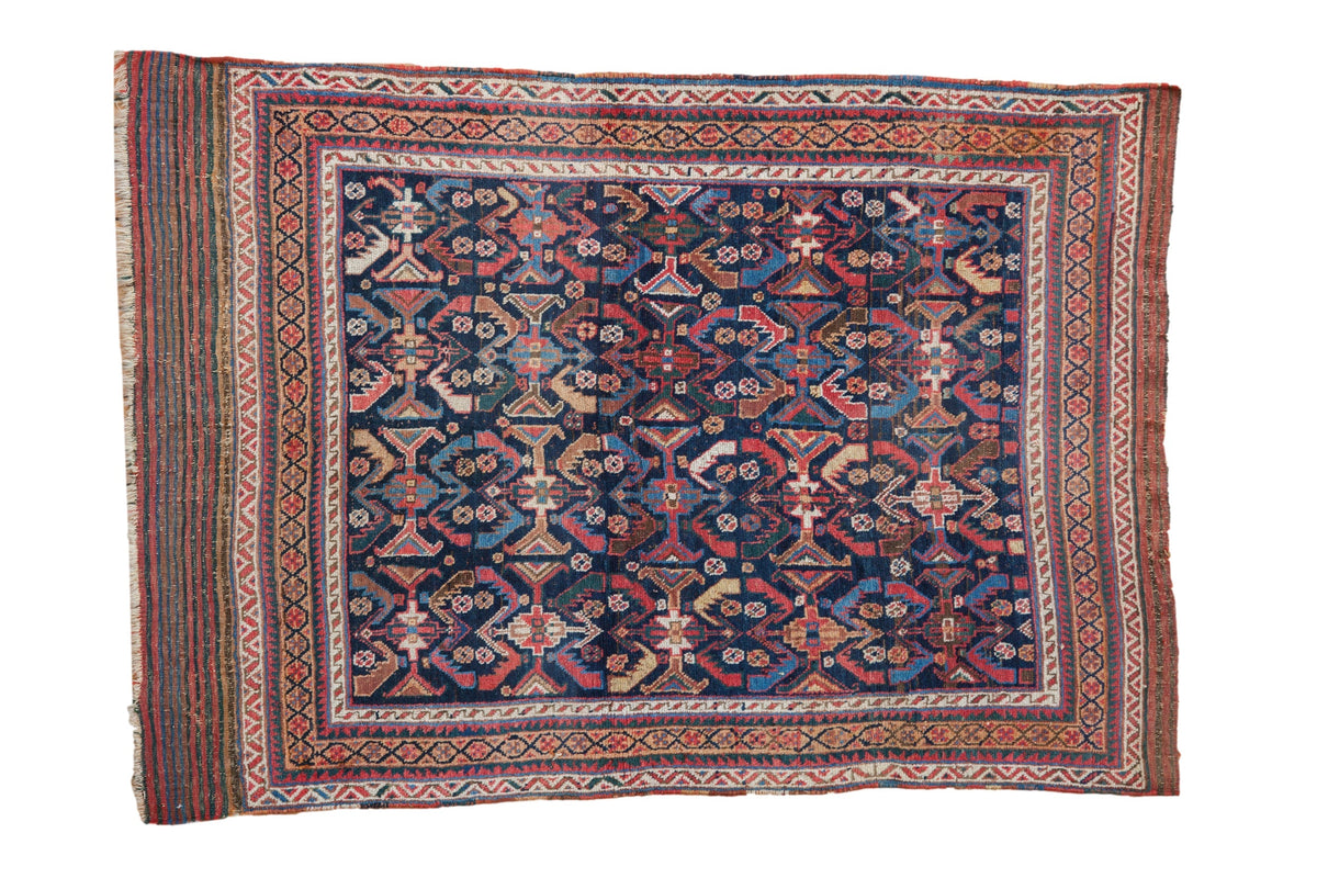 4x5.5 Antique Afshar Rug