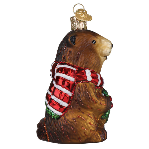 Merry Marmot Ornament