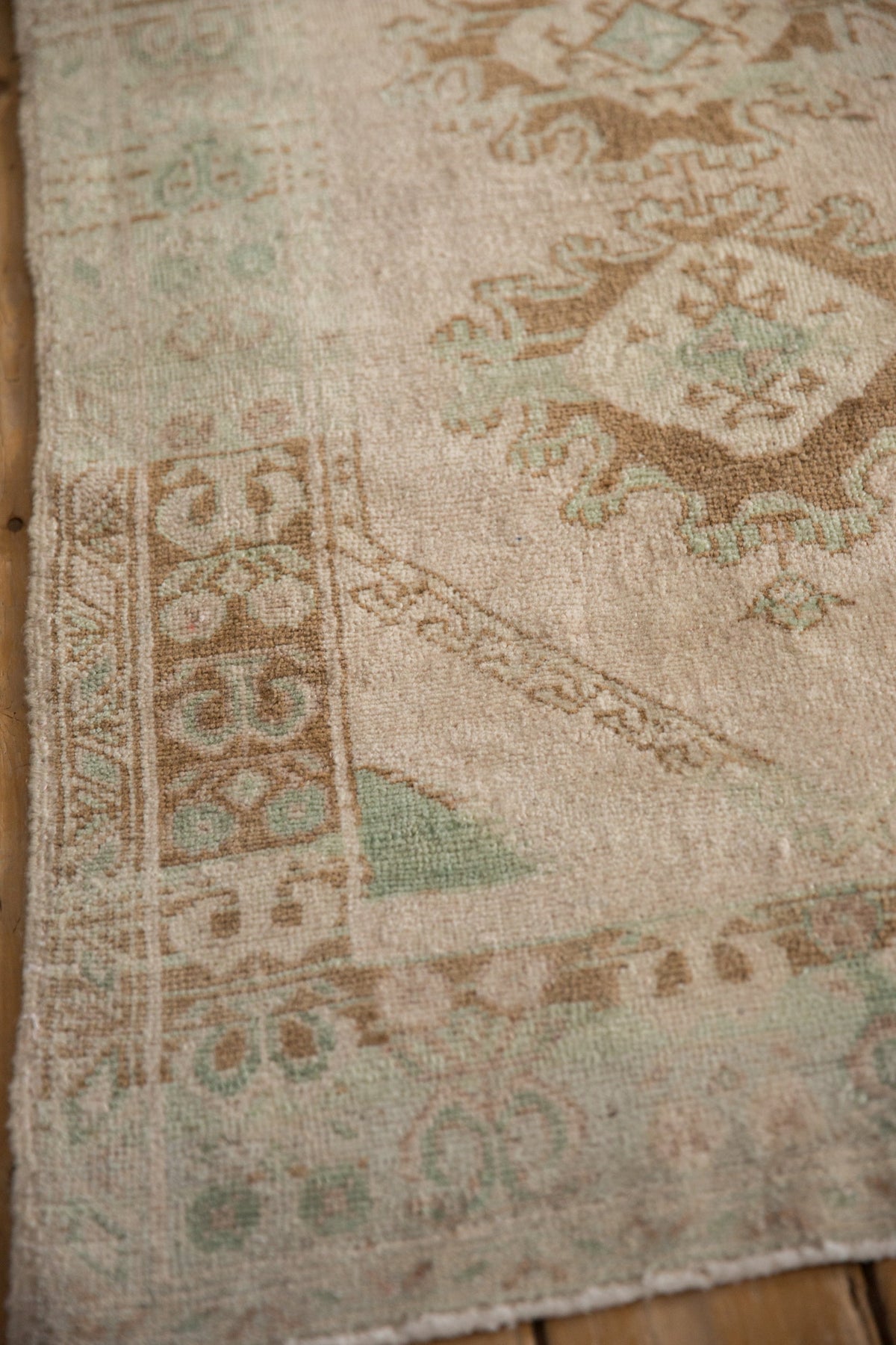 3x4 Vintage Distressed Oushak Square Rug