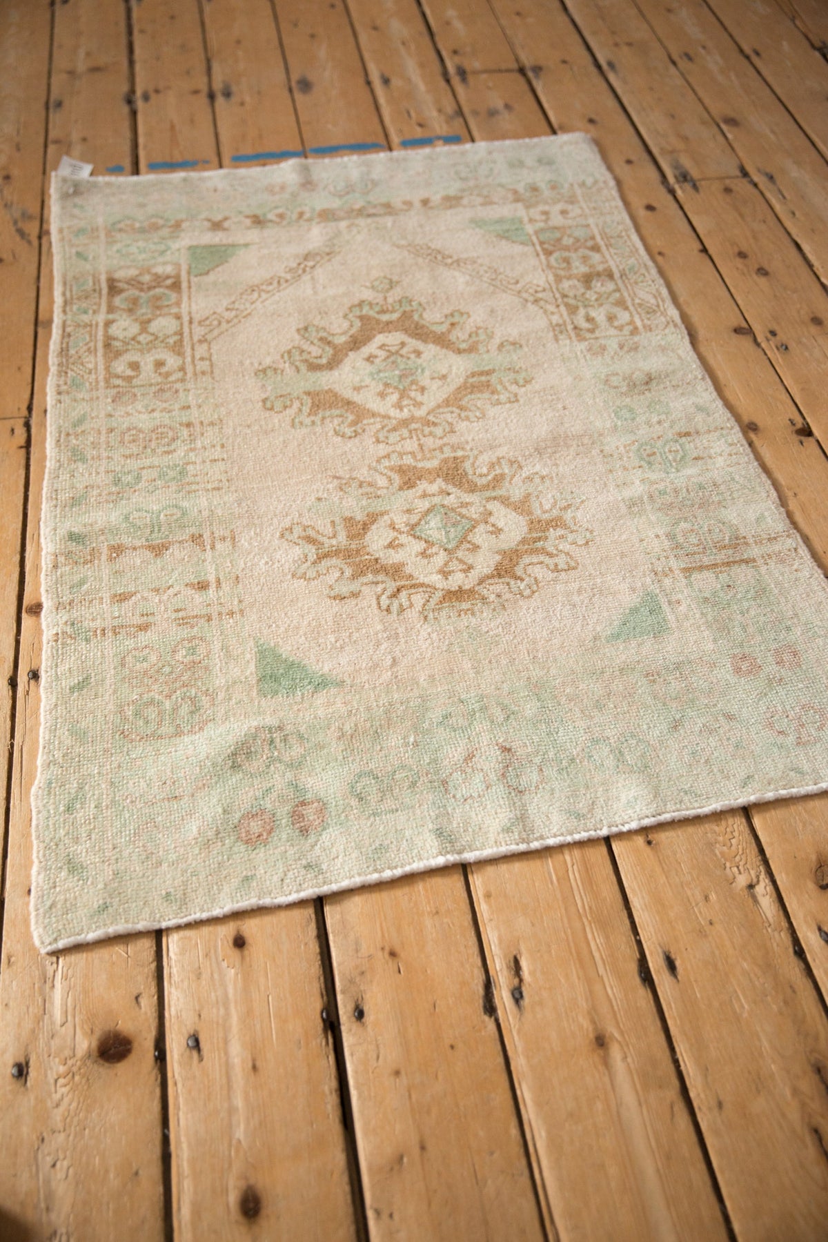 3x4 Vintage Distressed Oushak Square Rug