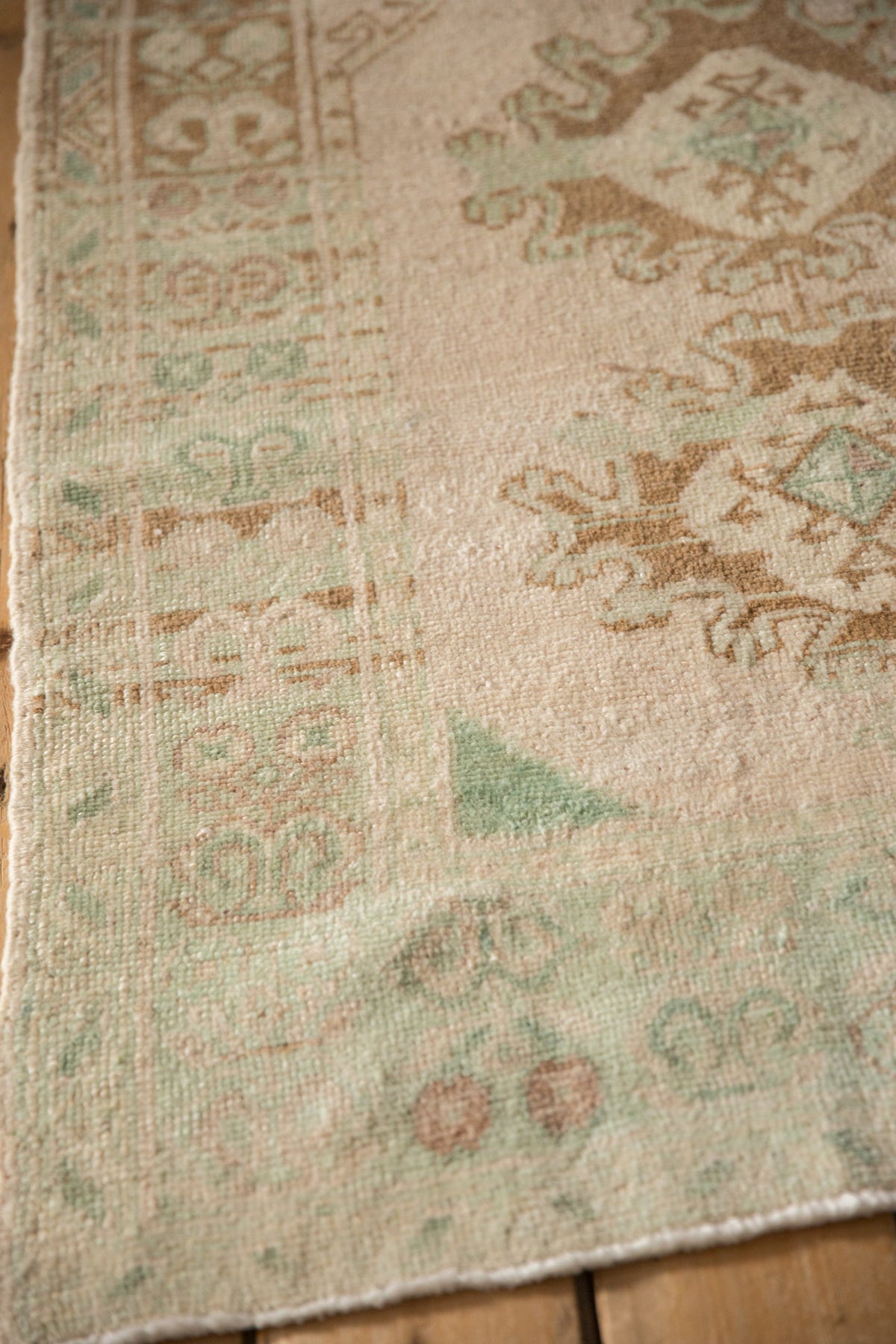 3x4 Vintage Distressed Oushak Square Rug