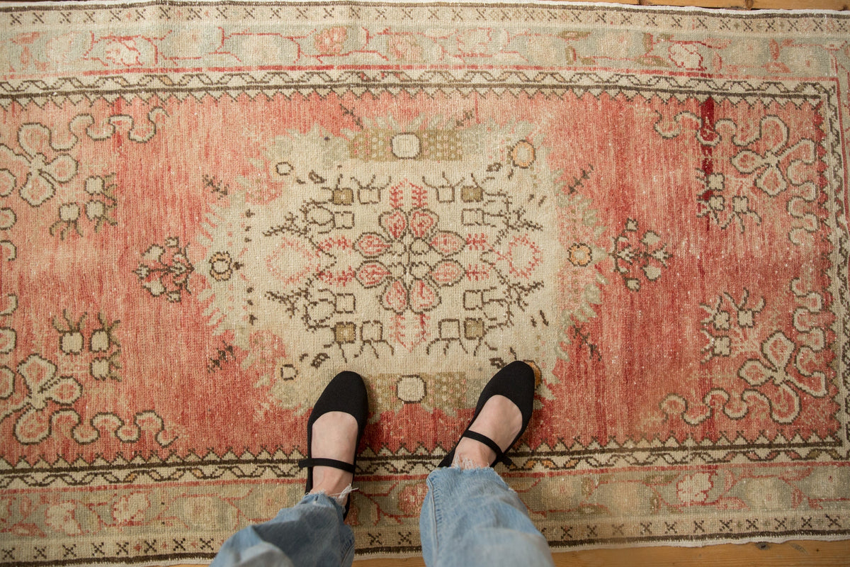 3.5x6 Vintage Distressed Oushak Rug