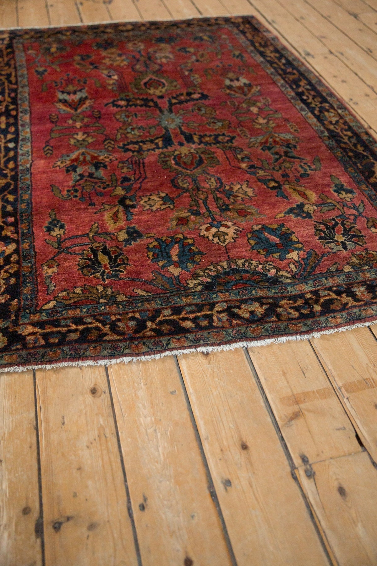 4x6.5 Antique Fine Sarouk Rug