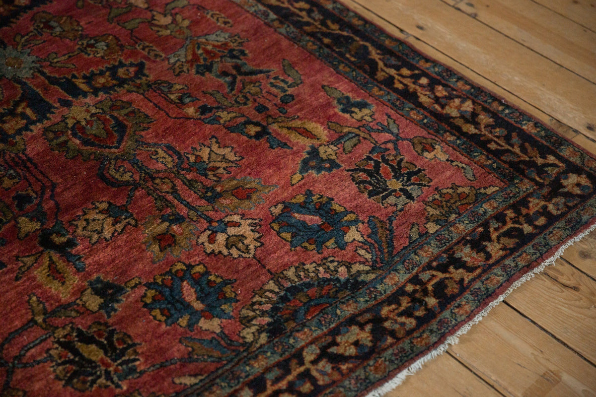4x6.5 Antique Fine Sarouk Rug