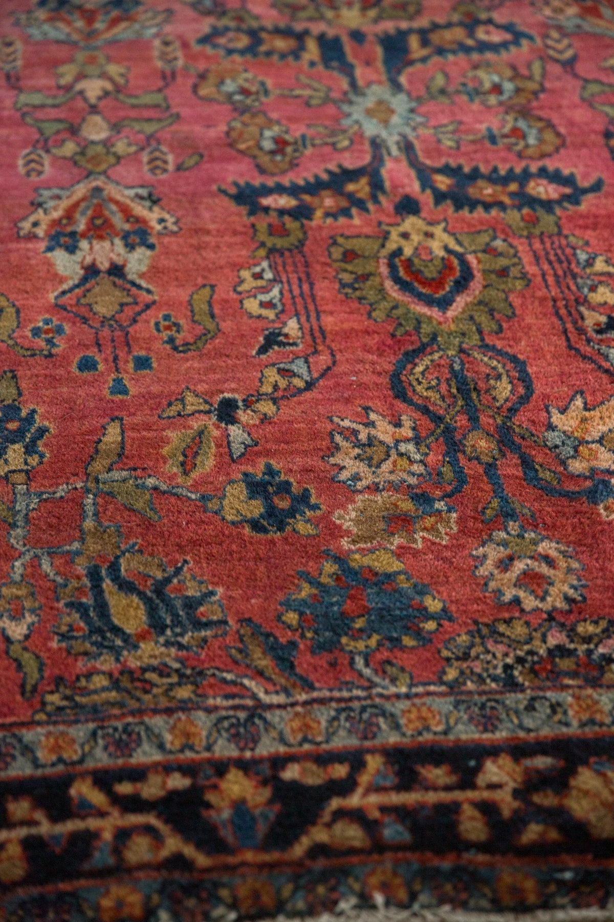 4x6.5 Antique Fine Sarouk Rug