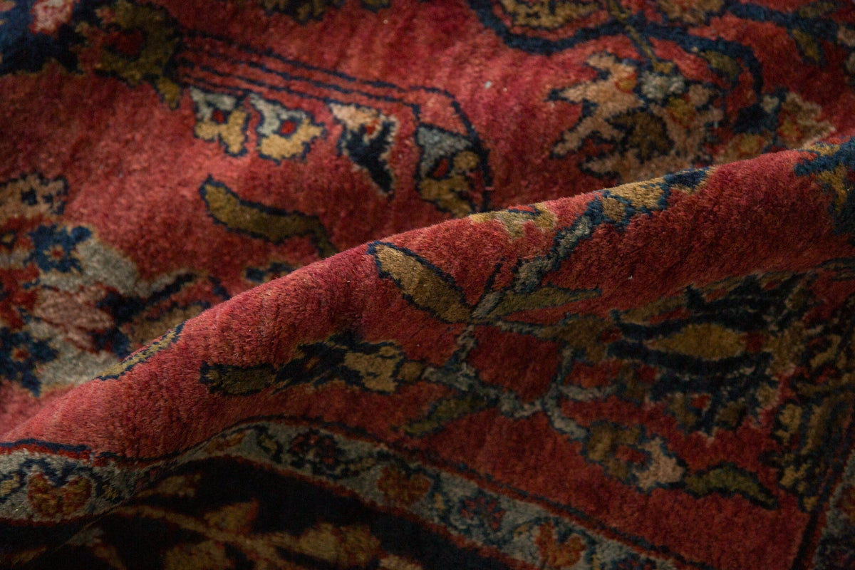 4x6.5 Antique Fine Sarouk Rug