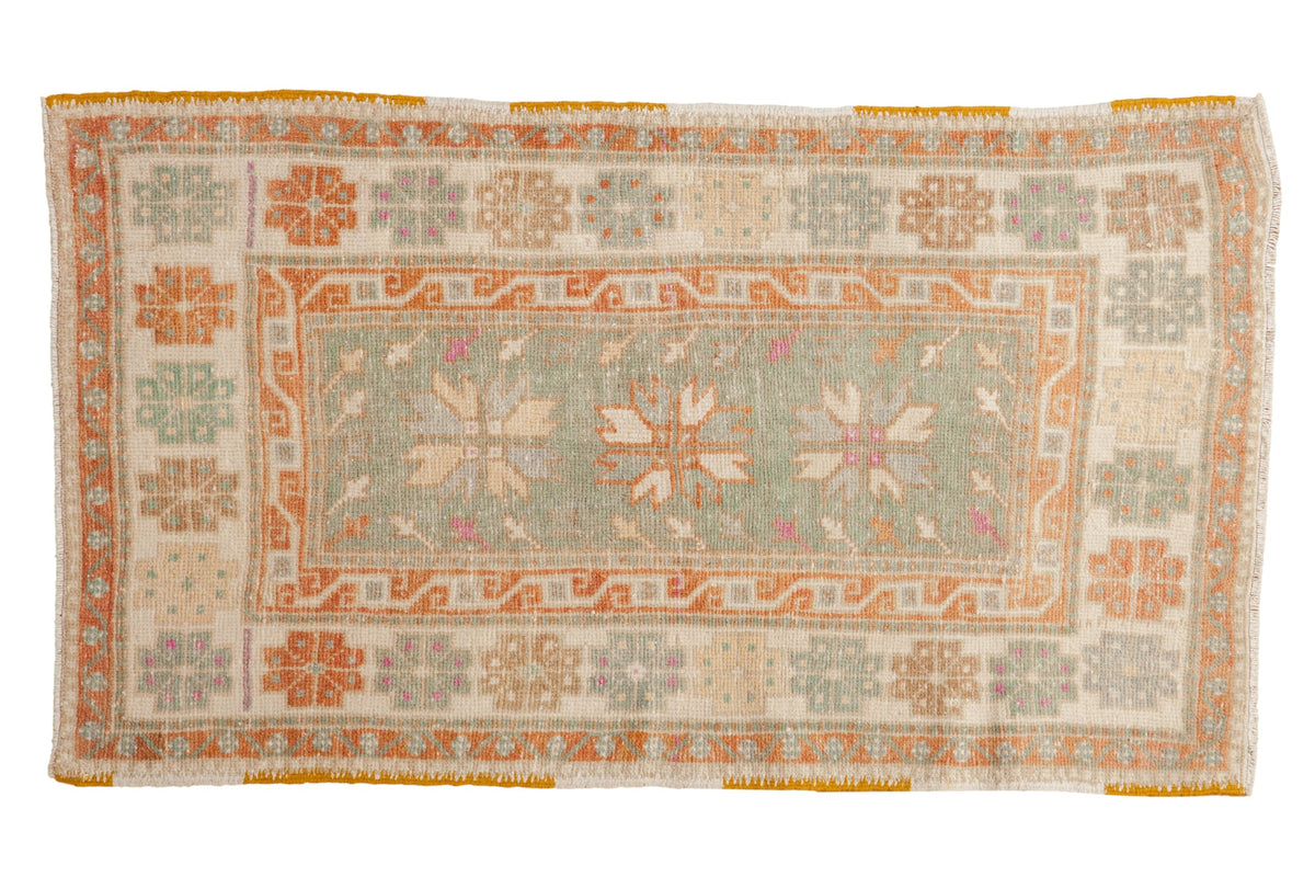 3x5 Vintage Distressed Oushak Rug