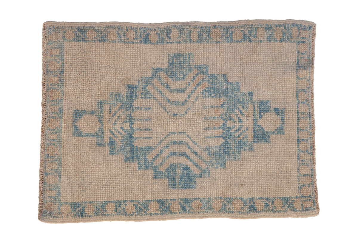 2.5x3 Distressed Oushak Square Rug