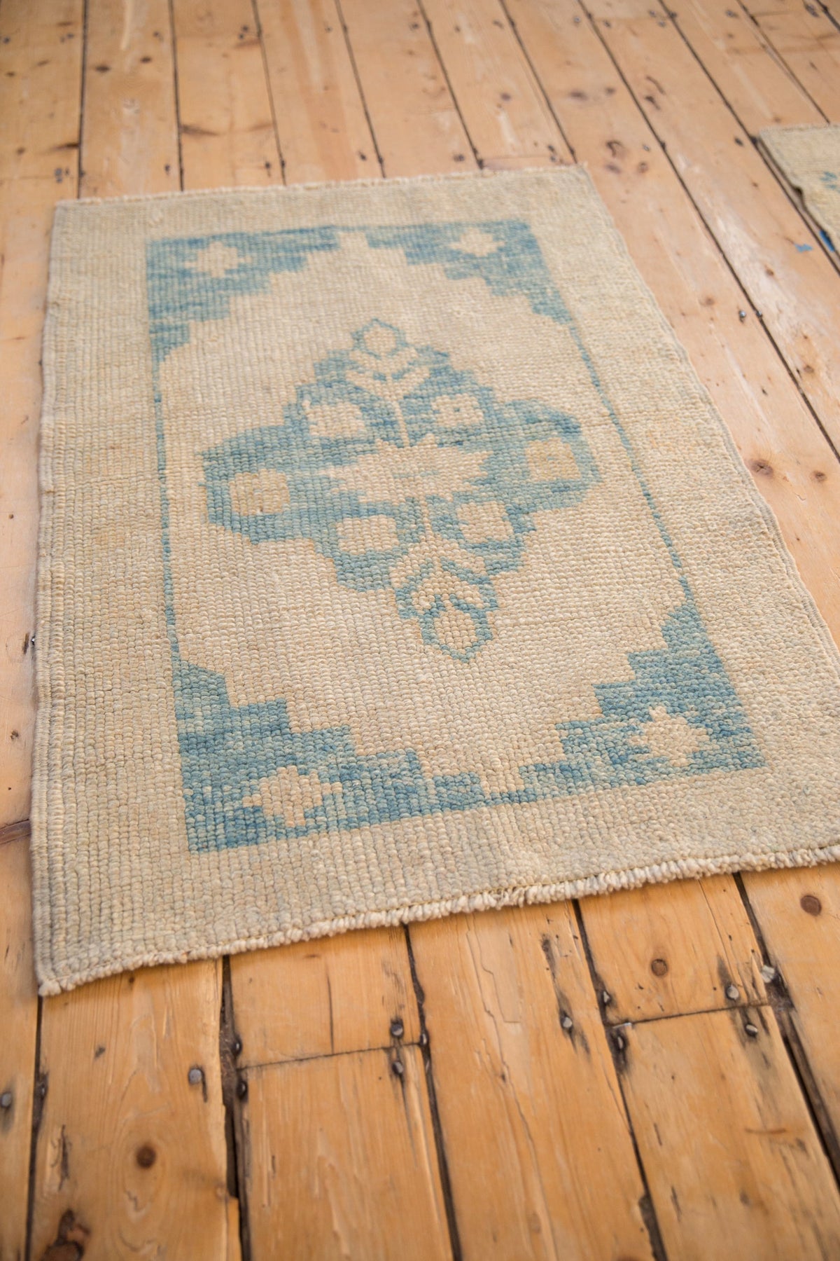 2.5x3.5 Distressed Oushak Rug