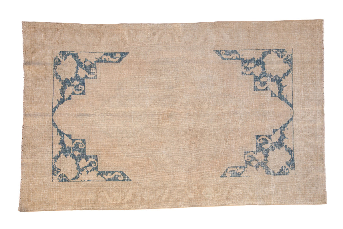 5x8 Vintage Distressed Oushak Carpet