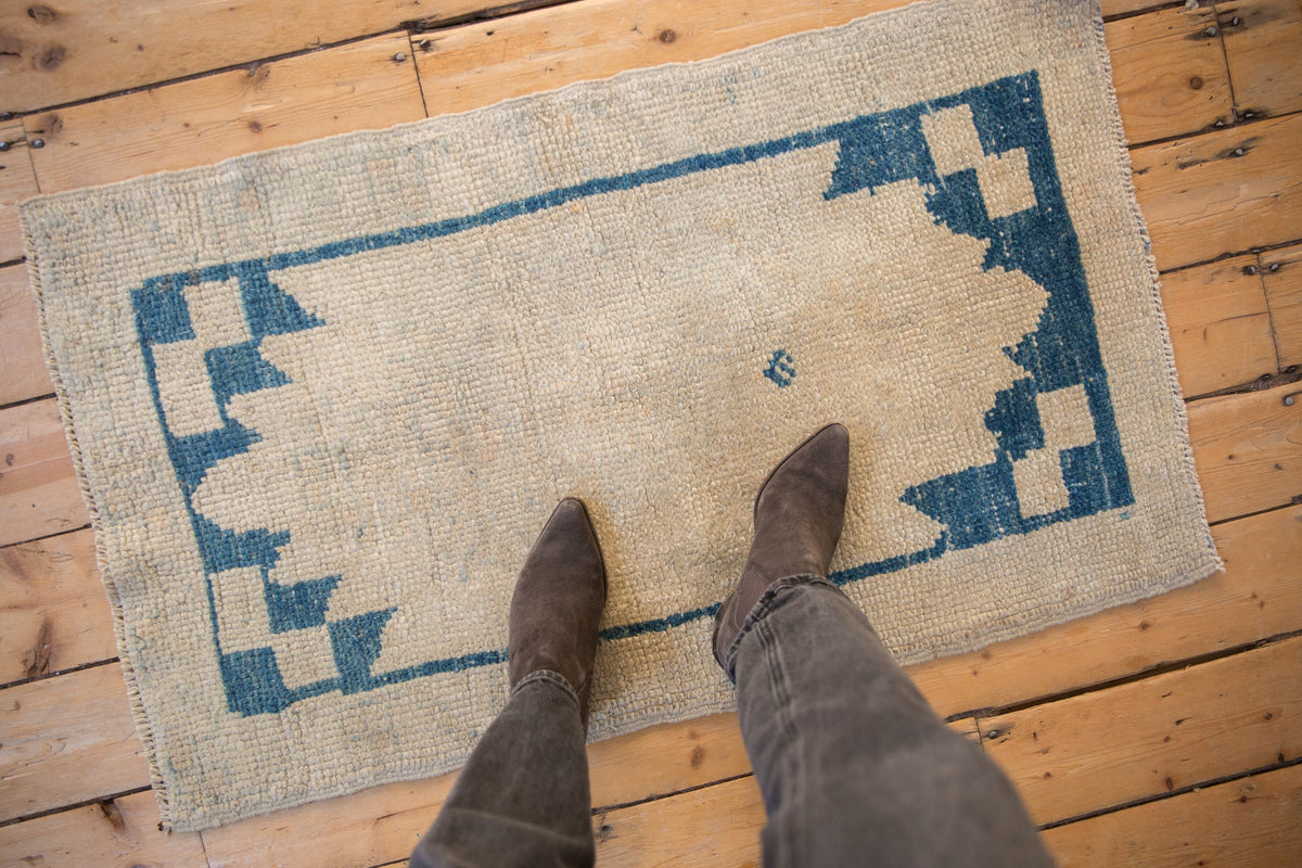 2x4 Distressed Oushak Rug Runner