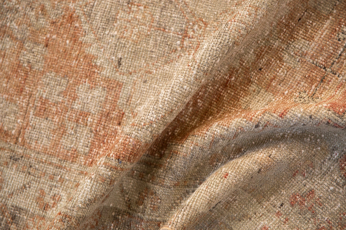 2.5x9 Vintage Distressed Oushak Rug Runner