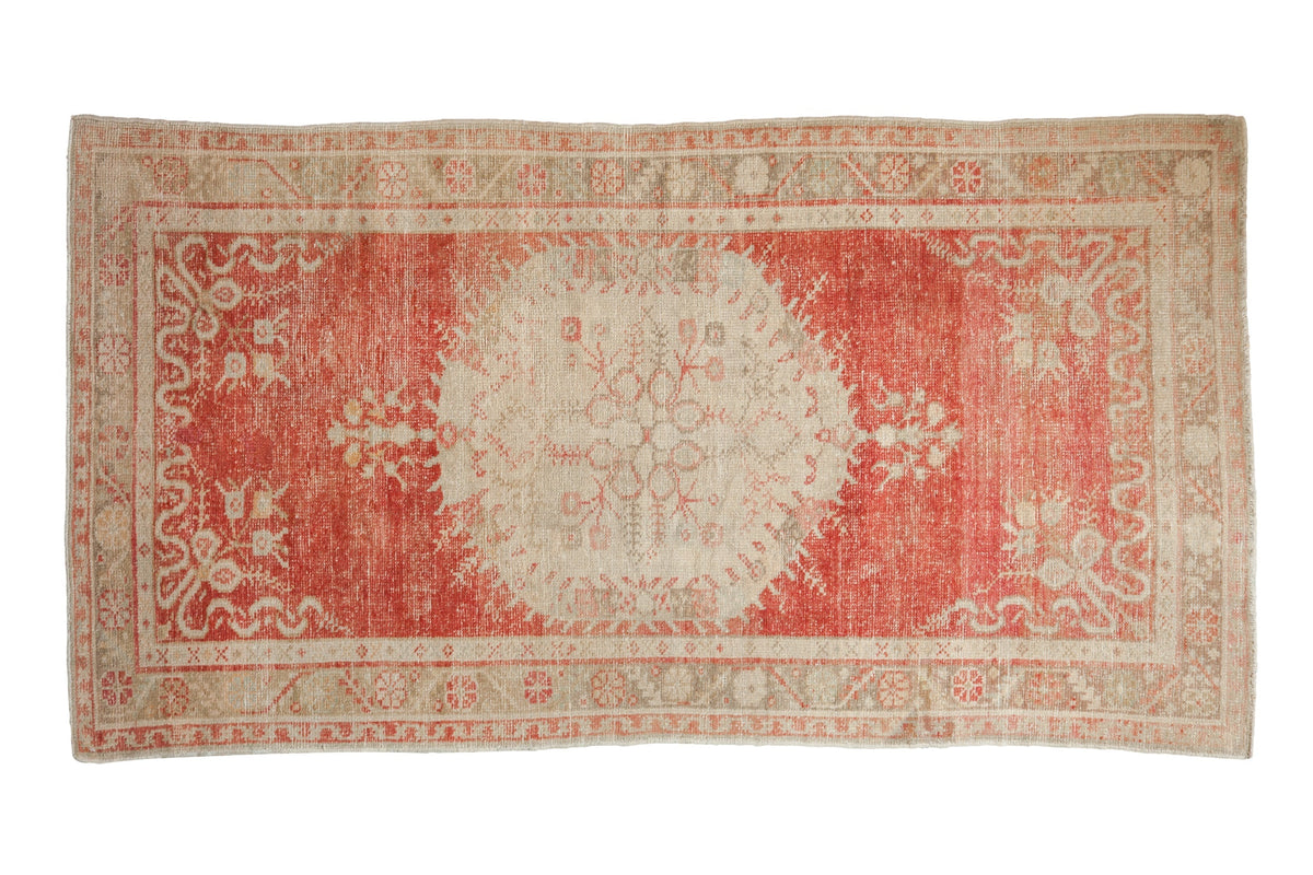 3.5x6 Vintage Distressed Oushak Rug