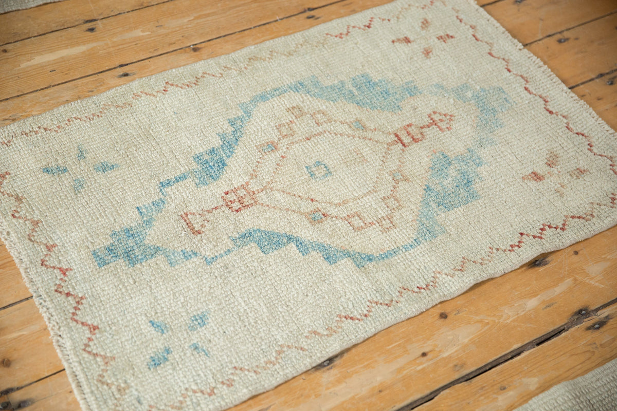 2x3.5 Distressed Oushak Rug