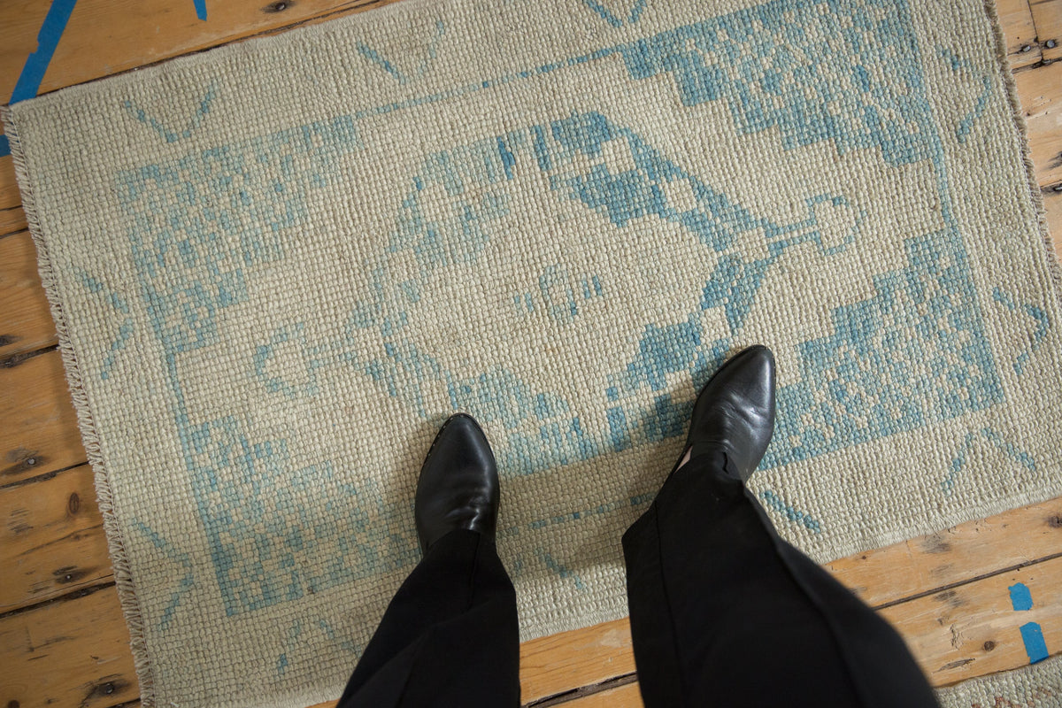 2.5x4 Distressed Oushak Rug