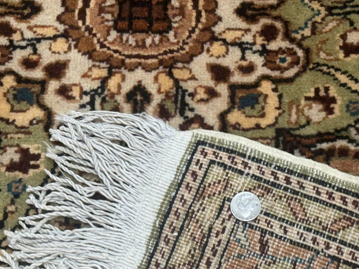 Turkish Sivas Rug 6x9, Floral Medallion, Vintage Handmade Wool Carpet - Jewel Rugs, view 10