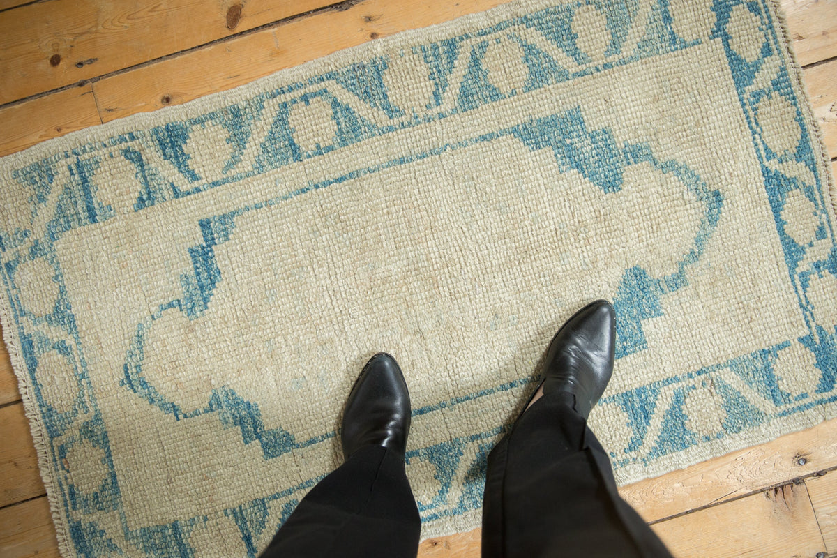 2.5x4 Distressed Oushak Rug