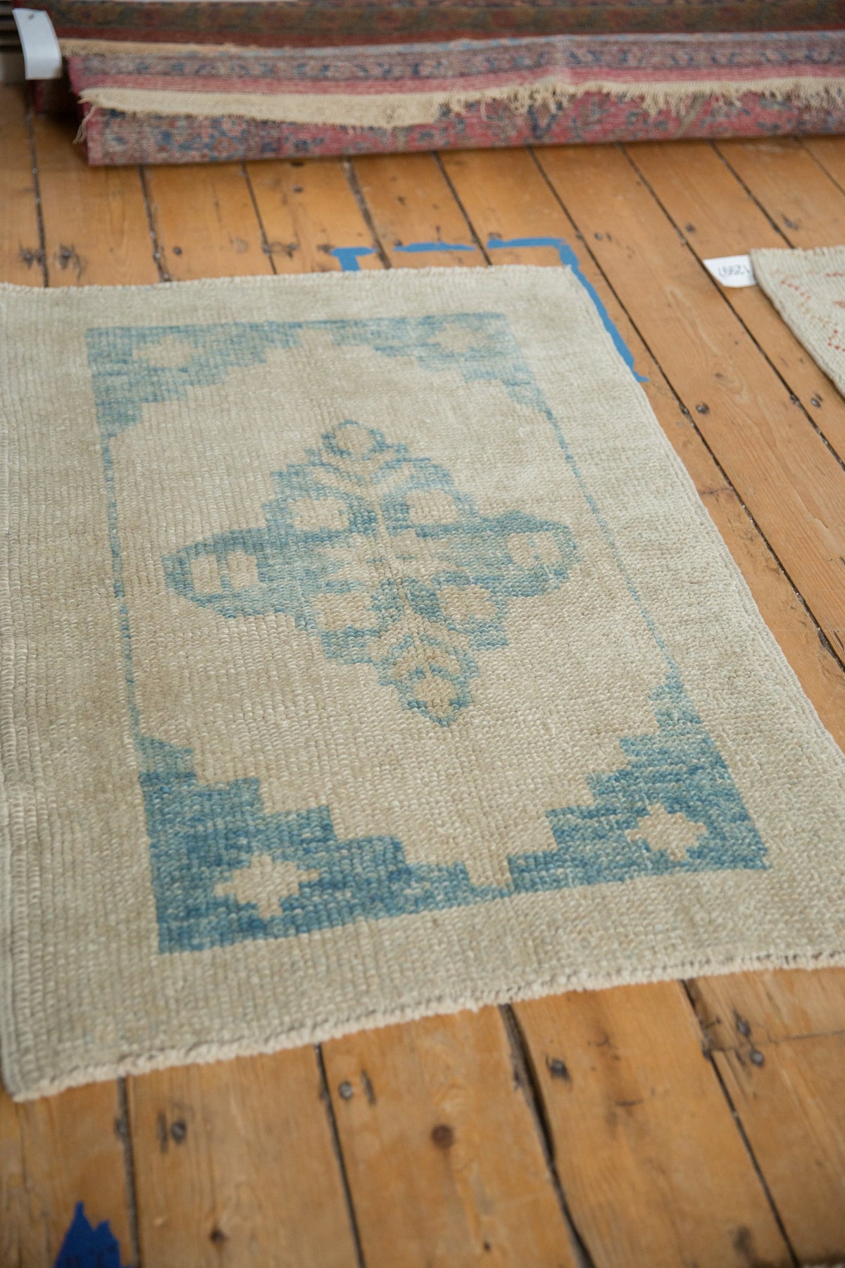 2.5x3.5 Distressed Oushak Rug