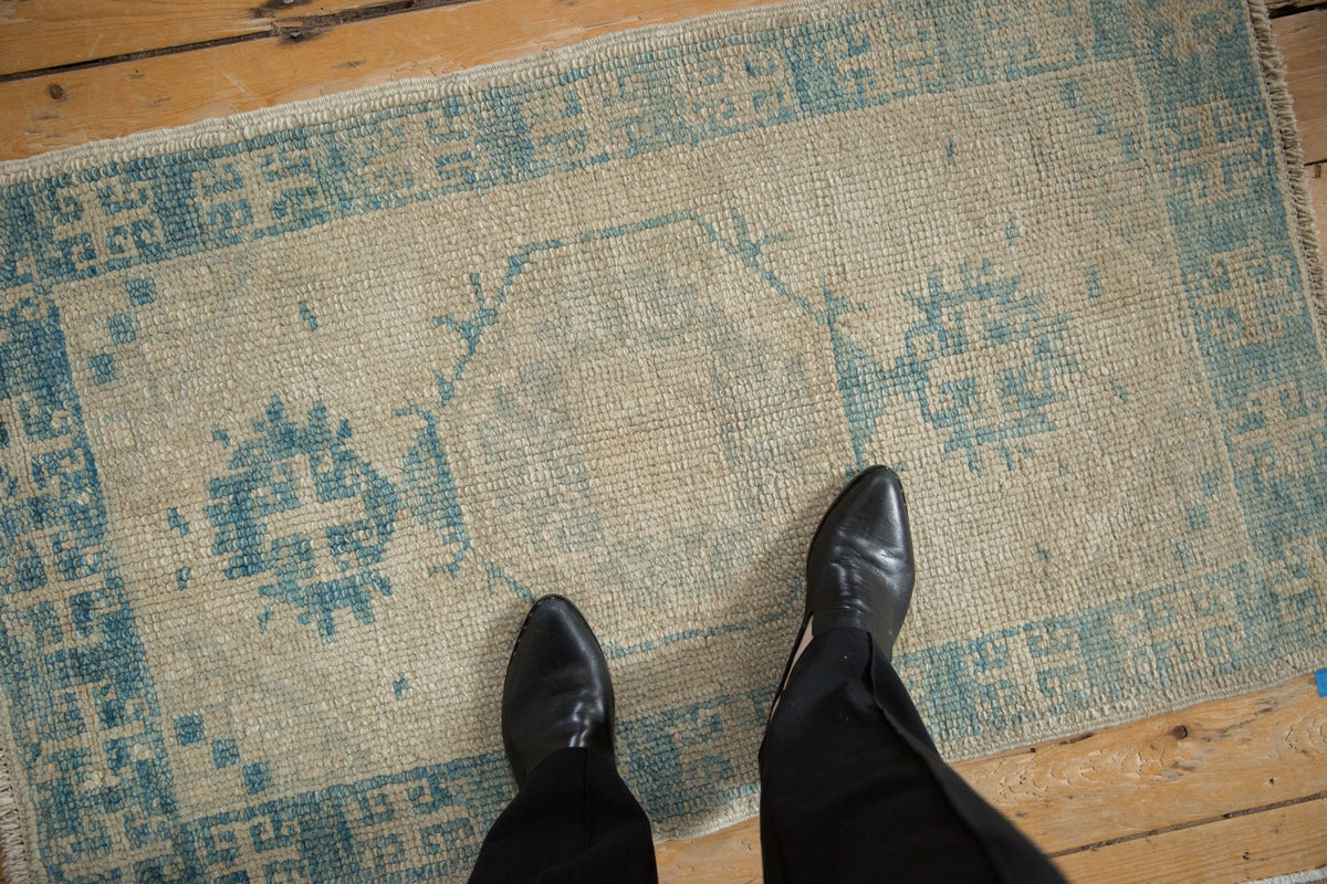 2x4 Distressed Oushak Rug Runner