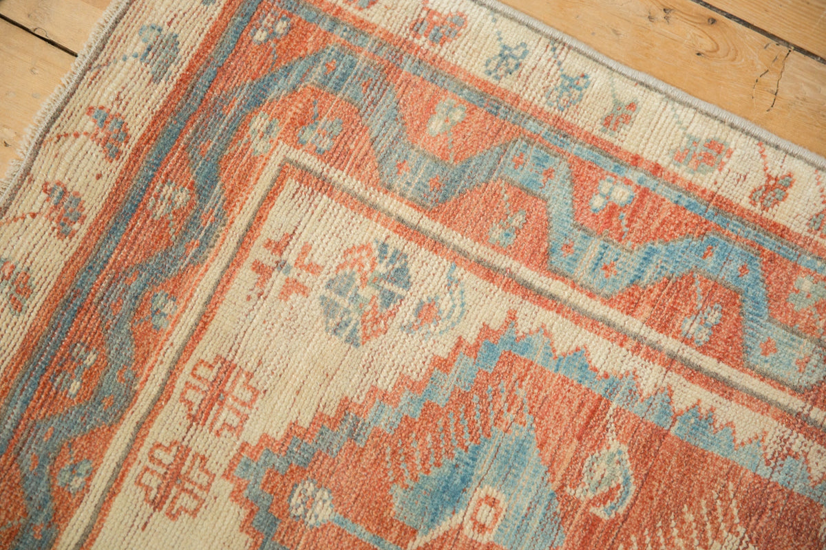 2.5x5 Distressed Oushak Rug Runner