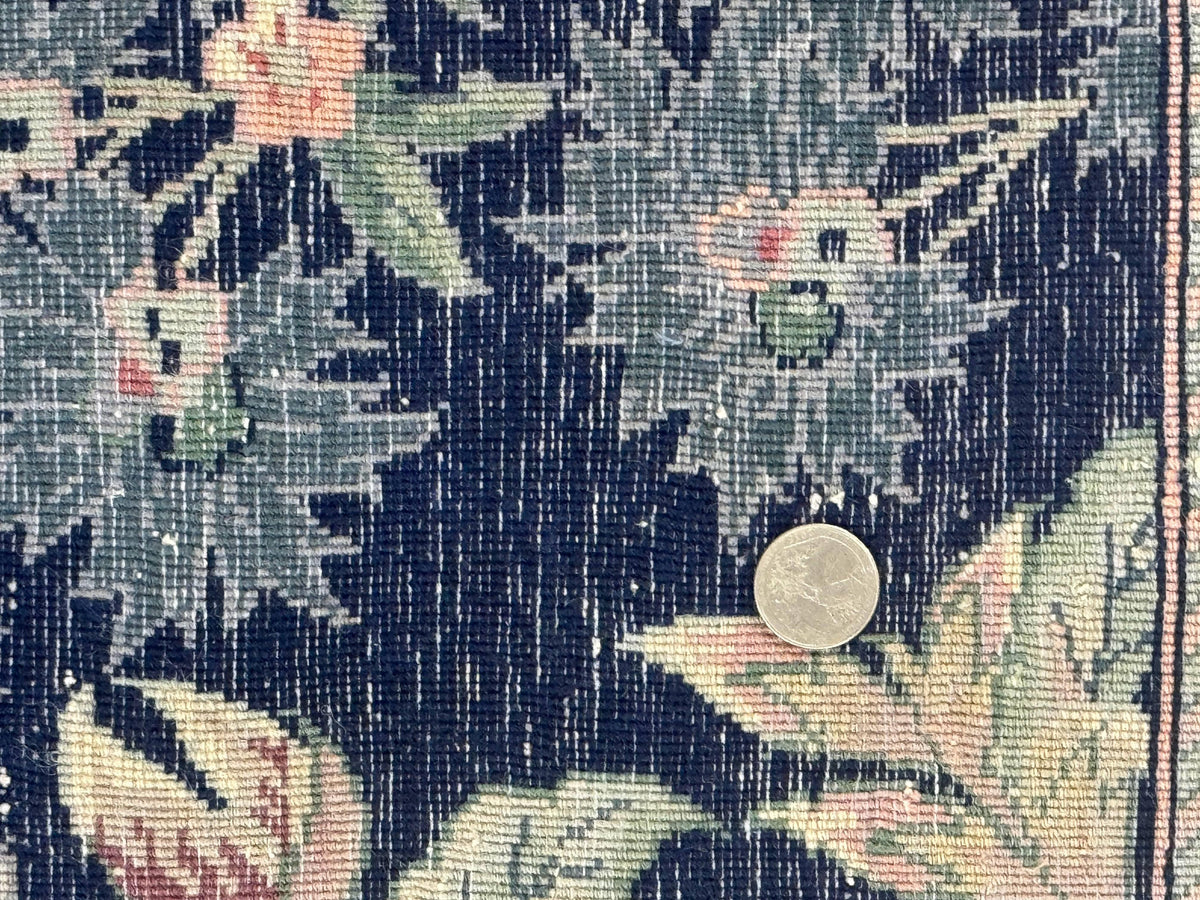 Sino Persian Rug 6x9, Navy Blue, Floral - Jewel Rugs, view 11
