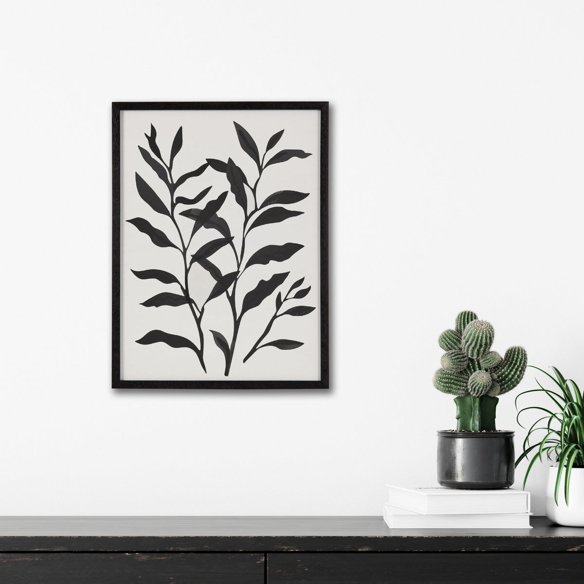 Gallery Modern Botanical Matisse Inspired Silhouette Print by The Creative Bunch Studio