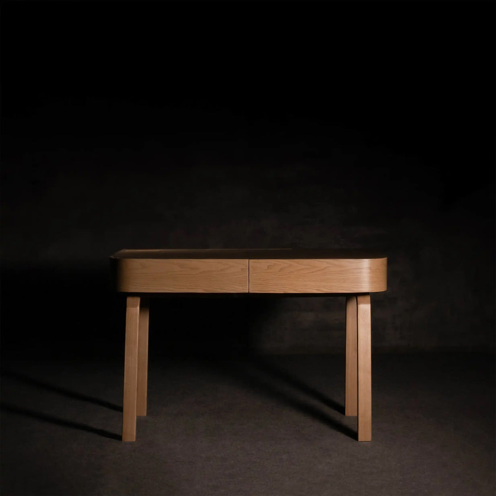 Flow Lite Work Table by BEC Furniture — solid ash, view 1