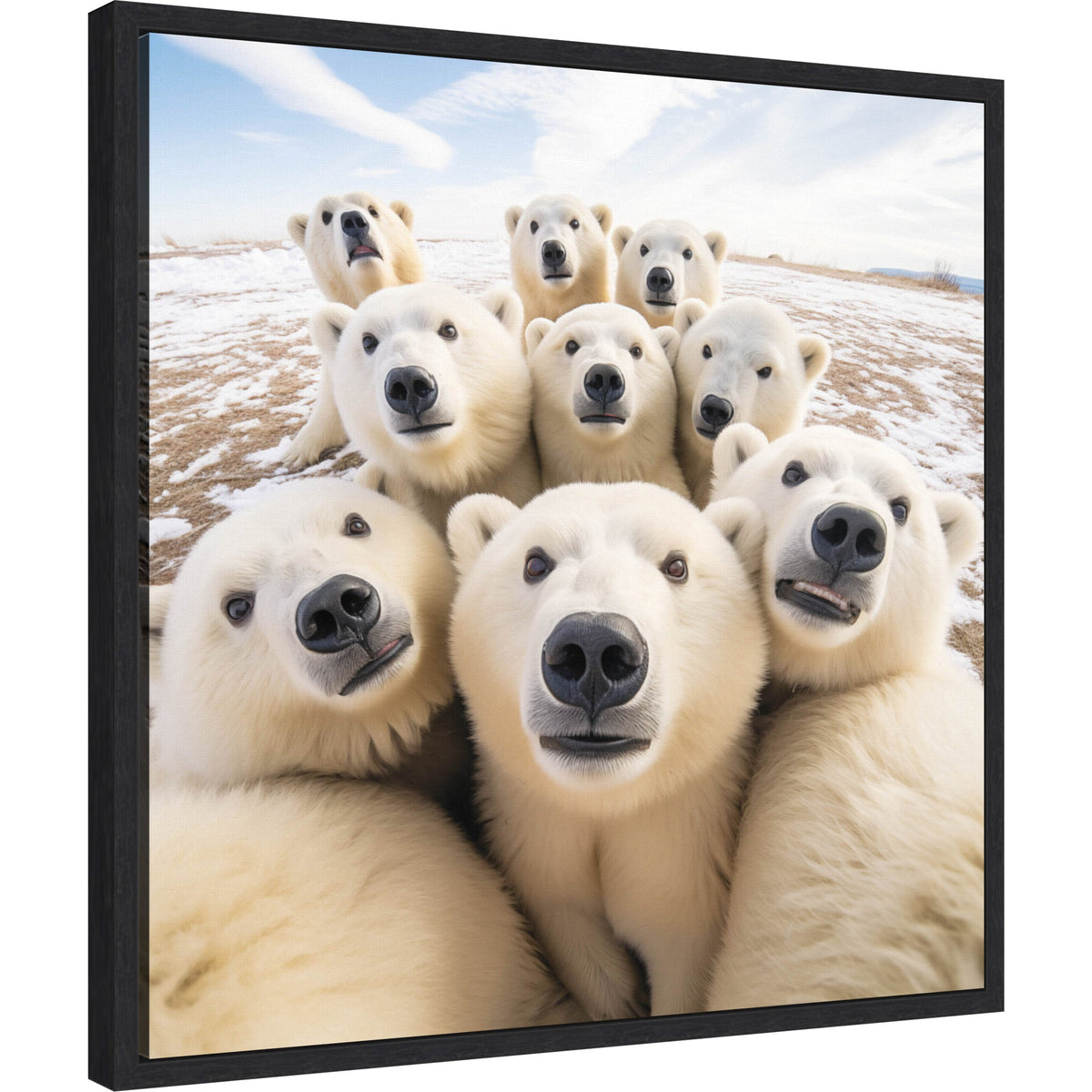 Funny Polar Bear Selfie by The Creative Bunch Studio