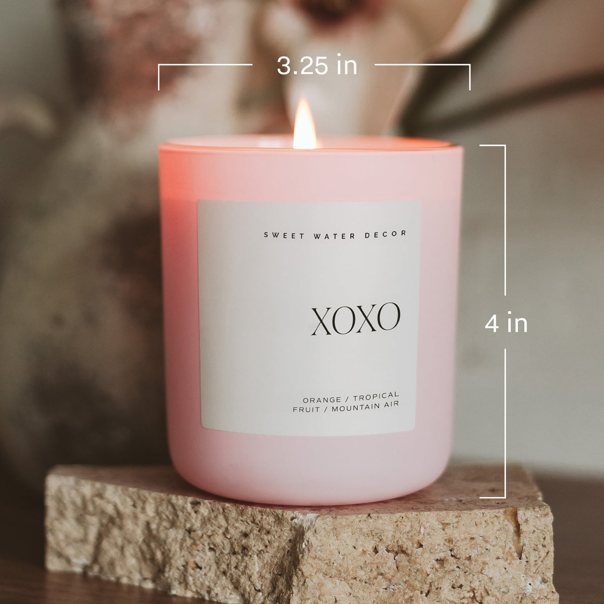 Girl Mama Soy Candle - Pink Matte Jar - 15 oz - Sweet Water Decor, view 6